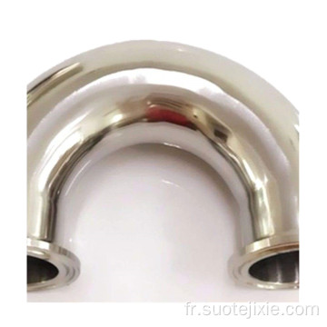 Raccord de tuyau de trèfle tri-clamp trois